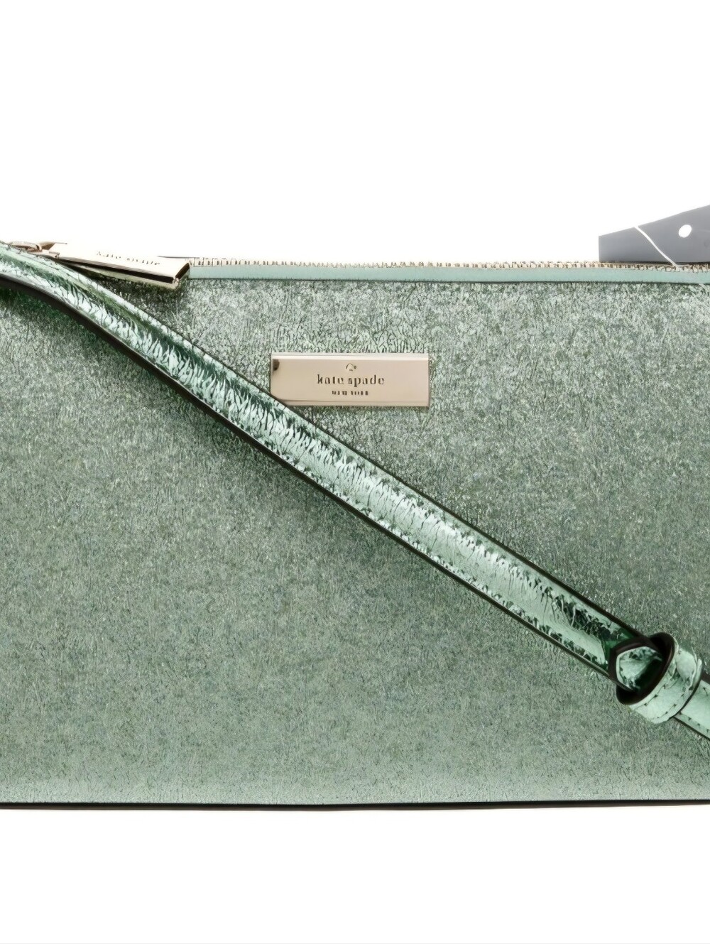 Kate Spade Metallic Green Glitter Bag - Picture 9 of 16
